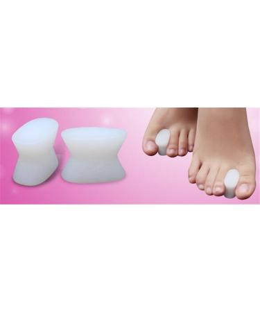 Boowhol Toe Spreader Hallux Valgus Corrector - Silicone Toe Separators for Two Toes - Comfort & Pain Relief - Buy Online on GoSupps.com