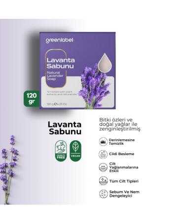 Buy Lavender Soap - Natural Sebum & Moisture Balancer - 120g | International Shipping Available - Buy Online on GoSupps.com