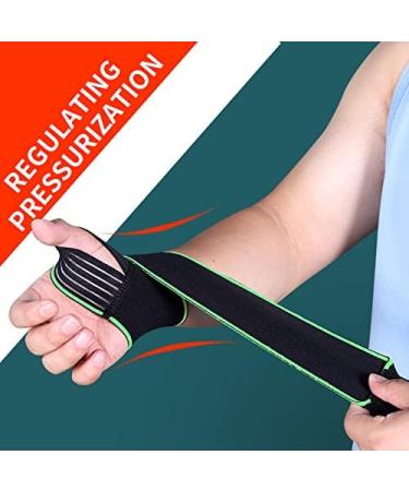 ENOSCO 16 Professional Quality Wrist Wraps for Weightlifting & Gym - Breathable Elastic Support Braces in Blue | Men & Women Powerlifting Gear - Buy Online on GoSupps.com