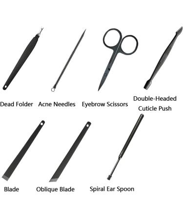 15 in 1 Stainless Steel Nail Clippers Pedicure Set Nail Scissors & Eyebrow Grooming Kit Nail Care Travel Tools Kit for Men Women - Buy Online on GoSupps.com