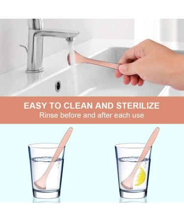 Acwoo Tongue Cleaner Set - 3 Stainless Steel Tongue Scrapers for Oral Care | Rose Gold Tongue Brush for Bad Breath Relief - Buy Online on GoSupps.com