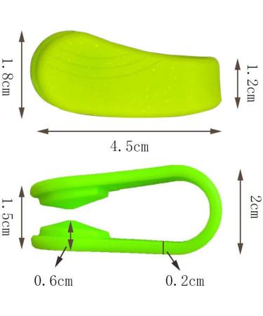 Portable Sybj Acupressure Clip - Acupressure Tower for Migraine Relief & Tension Relief | Green Hand Clamp Massage Tool - Buy Online on GoSupps.com