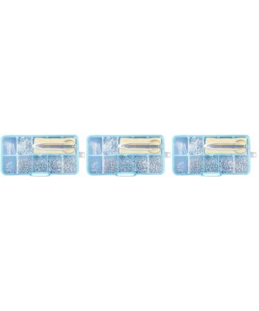 Lurrose glasses 3-part glasses screw set glass accessories sunglasses repair set glasses cleaning sets Electronics cleaning set Electronic kits-nasal cushion cleaning kit as shown x 3 pieces 12x8cmx3pcs