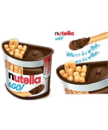 Nutella & Go 52g Pack de 12 | P te Tartiner aux Noisettes & B tonnets Croustillants | Snack Chocolat-Noisettes Emporter | Go ter Pratique pour Enfants & Adultes | Id al pour Voyage - Buy Online on GoSupps.com