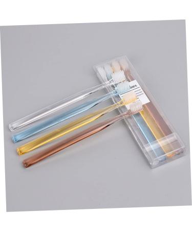 Healeved 24 Pcs Ultra Soft Toothbrush Set - Compact Clear Handle for Adults & Kids - Various Colors - Ideal for Travel & Daily Use - Buy Online on GoSupps.com