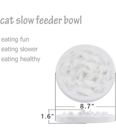 Lorde Ceramic Slow Feeder Cat Bowl - Interactive Bloat Stop Puzzle for Healthy Eating | Dog & Pet Slow Feeding Bowl - Buy Online on GoSupps.com