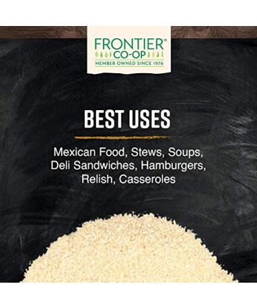 Buy Frontier Natural Products Chopped White Onion 16 oz - Premium Quality Flavor - Buy Online on GoSupps.com