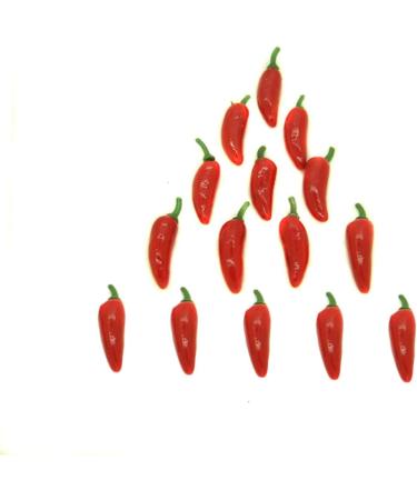 ABOOFAN 60pcs Artificial Chili Faux Chili Mini Bubble Pepper Accessories Vegetable Pickled Peppers - Buy Online on GoSupps.com