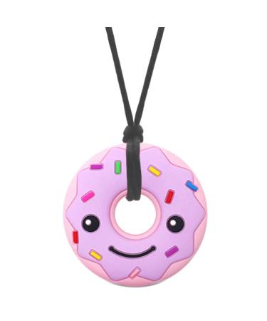 Sensory Chew Necklaces for Kids Adults  Chew Toys for Kids with Autism Anxiety ADHD SPD or Special Needs  Silicone Donut Chewy Chewing Necklace Sensory Help to Relieve Stress