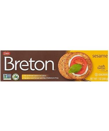 Dare Breton Crackers Variety Pack - Original Multi-grain, Sesame, Cabaret, Crisp & Buttery, Grainsfirst - 35 oz with Make Your Day Spreader - Buy Online on GoSupps.com
