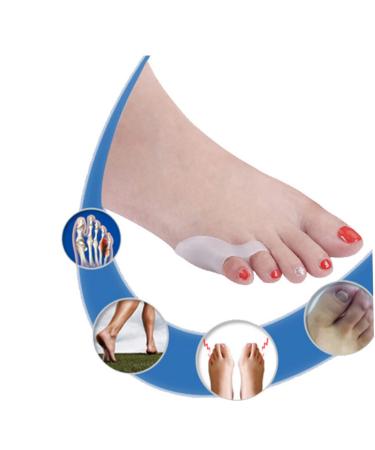 LALAFINA Silicone Gel Toe Spreaders for Bunions - 2pcs Bunion Spacers for Men and Women - Curly Gel Separators Orthotics for Straightening and Protecting Little Bunions - Buy Online on GoSupps.com