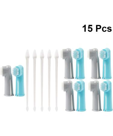 Toy Pets 5 set Pets Dog Toothbrush - Dog Toothpaste and Toothbrush Set Pet Finger Brush Toothbrush Stain Remover for Dog Pet Cleaning Toothbrushes - Buy Online on GoSupps.com