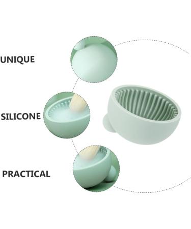 Angoily Cleanser of Makeup Brush Makeup Brush Scrubber Makeup Cleaner Protruding Ear Corrector Cleaning Scrubber Face Silicone Scrubber Face Cleaner Sucker Silicone Brush Silica Gel - Buy Online on GoSupps.com