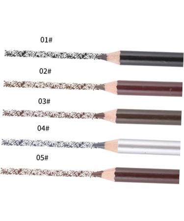 CRILSTYLEO 2pcs Double Head Eyebrow Pencil White Eye Liner Pencils Double Tip Eyebrow Pencil Yalaiyi Gel Wooden - Buy Online on GoSupps.com