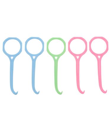 EXCEART Cleaning Gadgets Aligner Removal Tool 5Pcs Invisible Tooth Braces Extractors Retainer Hygienic Grabbers Teeth Brace Alignment Pullers (Mixed Color) Cleaning Tool