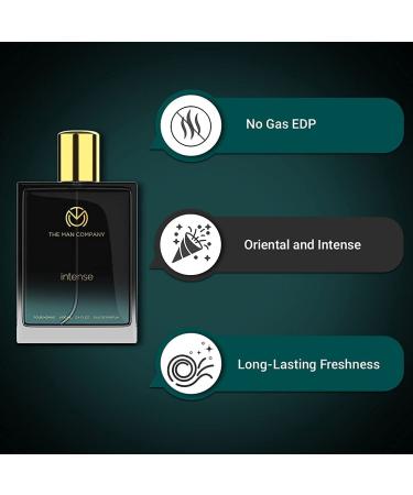 Th'e Man Company Intense Fresh Perfume For Men | Premium Luxury Long Lasting Fragrance Spray | Edp (Eau De Perfume) - 100Ml. - Buy Online on GoSupps.com