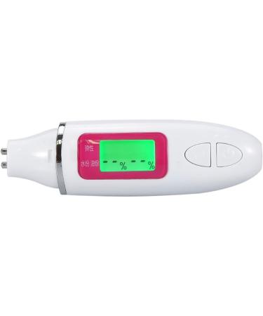 Digital LCD Display Skin Sensor Tester Facial Moisture Water Oil Analyzer (White) - Buy Online on GoSupps.com