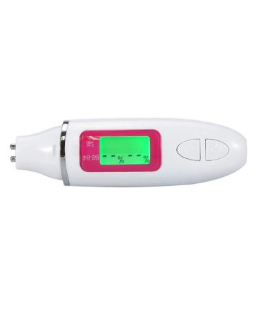 Digital Skin Analyzer - Precision Facial Tester with LCD Display | Face Moisture & Oil Analyzer in White - International Shipping Available - Buy Online on GoSupps.com