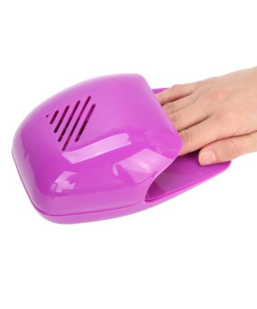 Portable nail dryer portable nail fan dryer cooling cooling fan nail polish quick dryer for normal nail polish (purple)