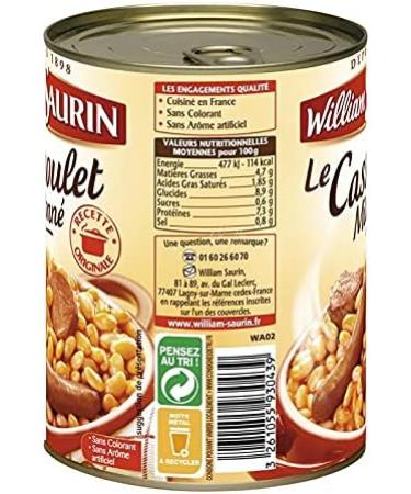 William Saurin 420g Mitonn Cassoulet - Set of 4 - Special Offer - Buy Online on GoSupps.com