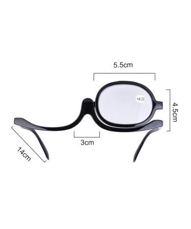 Buy Black Cosmetic Mirror & Magnifying Eye Makeup Glasses - Essential Tool for Women - Buy Online on GoSupps.com