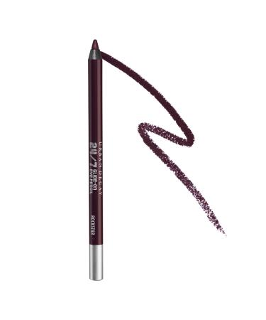 URBAN DECAY 24/7 Glide-On Waterproof Eyeliner Pencil - Smudge-Proof - 16HR Wear - Long-Lasting  Ultra-Creamy & Blendable Formula - Sharpenable Tip Rockstar (dark purple)