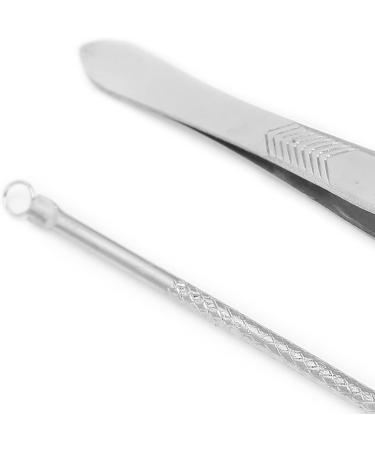Eyebrow Tweezer & Pimple Popper Tool | Anti-Slip Handle for Comfortable Grasp | Facial Freckle Removal - Buy Online on GoSupps.com
