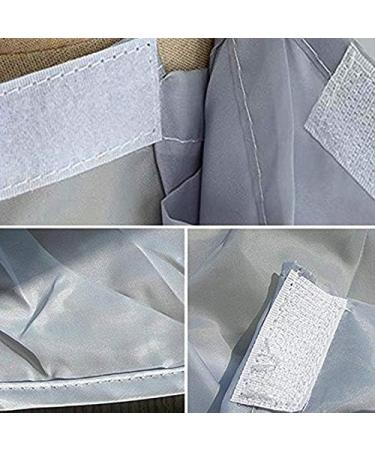 Hair Cutting Cape Umbrella Cloak Salon Barber for Adult/Kids Barber Salon and Home Stylists Use Waterproof Haircut Clothes Silver - Buy Online on GoSupps.com