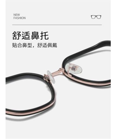 Shop TR90 Metal Square Frame Blue Light Blocking Glasses for Men & Women - Anti-UV Computer & Reading Glasses (50mm Green - Buy Online on GoSupps.com