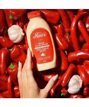 Cuisine Amir - Authentic SPICY Lebanese Garlic Sauce - 350ml - Buy Online on GoSupps.com