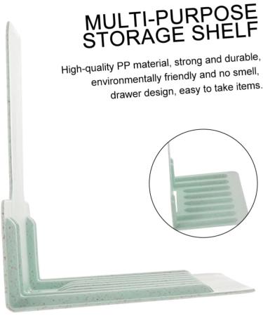 Zerodeko 4pcs Refrigerator Fridge Layer Separator Fridge Shelf Organizer Fridge Rack Drawer Storage - Buy Online on GoSupps.com