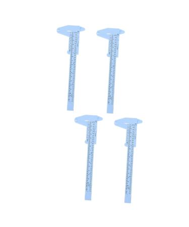 FOMIYES 4 Pcs Eyebrow Ruler Pro Tools Microblading Kit Mini Measure Tool Cosmetic Musical Instrument Miss