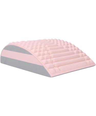 Lower Back Stretcher Tool Reduce Fatigue Physical Traction Spine Traction Neck Release Tool for Neck Back Pain Relief EVA Material (Light) Light Pink - Buy Online on GoSupps.com
