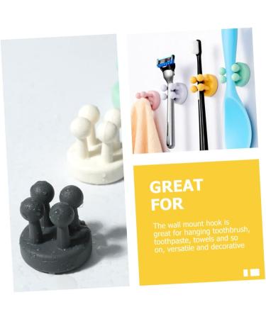 Alipis 30 STK Self-Adhesive Hooks - Versatile Shower Utensils Toothbrush & Towel Holders for Bathroom & Office - Buy Online on GoSupps.com