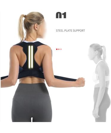 DFHBFG Posture Corrector Upper Back Brace - Adjustable Support & Neck Relief for Pain - International Shipping Available - Buy Online on GoSupps.com