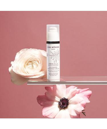 CINQ MONDES Five Flowers Radiance Facial Cream - Lightweight Day Cream for Glowing Skin with Kombucha & Tropical Extracts - 1.7 Fl.Oz - Buy Online on GoSupps.com