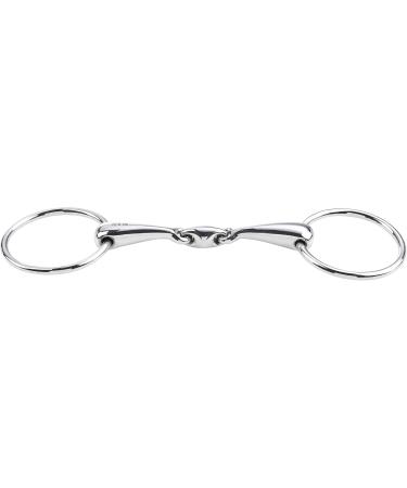 Busse Stainless Steel Snaffle Bit 18 mm - Double Jointed 12.5 | Premium Equestrian Gear for International Shipping - Buy Online on GoSupps.com