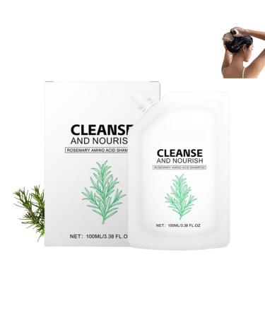 Refreshing shampoo for smooth and shiny hair nourishing and deeply moisturizing rosemary shampoo for hair growth controls oil (1 piece)