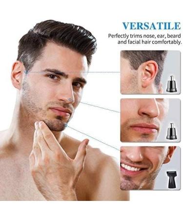 Nose Hair Trimmer for Men & Women - Allisable Painless Grooming IPX7 Waterproof Dual Edge Blades - Buy Online on GoSupps.com