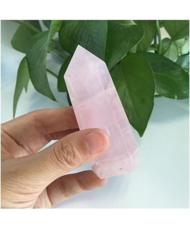 Natural Rose Quartz Crystal Terminated Wand Point Gemstone Specimen Household Natural Stones and Minerals - Buy Online on GoSupps.com