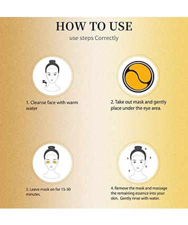 Thankful Beauty Gold Hydrogel Collagen Eye Mask - 60 Pieces | Under Eye Rejuvenation & Brightening - Buy Online on GoSupps.com