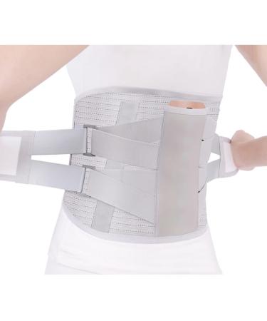 XXL Lumbar Support Belt for Back Pain - Reinforced with Springs & Double Adjustable Straps - Unisex Back Support (Color: B) - Buy Online on GoSupps.com