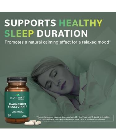 Prominent Nutrition Magnesium Bisglycinate Capsules Brain Health Support Magnesium Supplement 240 mg 45 Day Supply - 1 Pack 90 Count (Pack of 1) - Buy Online on GoSupps.com