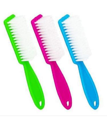 HEALIFTY Long Handle Nail Brush Set - 4 Pack Plastic Cleaning Brushes for Nail Art | International Shipping Available - Buy Online on GoSupps.com