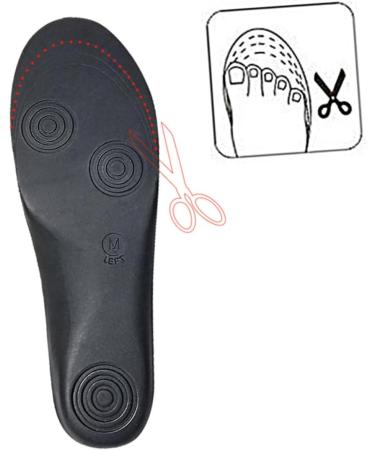 Arch Support Insoles for Flatfoot & Plantar | Shockproof High Arch Inserts | Comfort Insoles for Men - 1 Pair - Buy Online on GoSupps.com