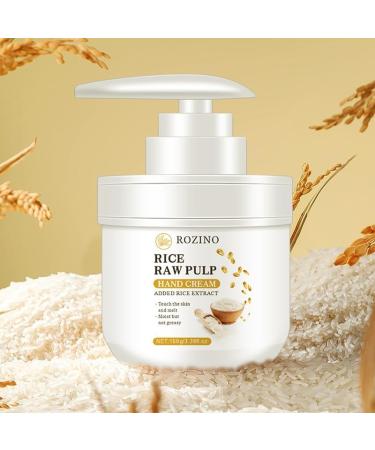100g Rice Hand Cream Moisturizing Nourishing Hand Exfoliating Hand Care Raw Rice Pulp Hand Lotion Bridesmaid Gift Moisturizer for Women - Buy Online on GoSupps.com