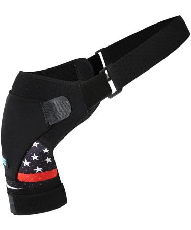 Amagogo Shoulder Support with Pressure Cushion - Compression Cuff & Sleeve Wrap for Training - Black Shoulder Care Belt - Buy Online on GoSupps.com