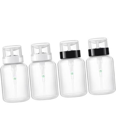 Beaupretty Bottle Lockable Pump Dispensing Bottle for Nail Polish and Makeup Remover push down pump bottle nail art supplies nailpolishh nail polish remover pump nail polisher liquid Art medium Transparent Color - Buy Online on GoSupps.com