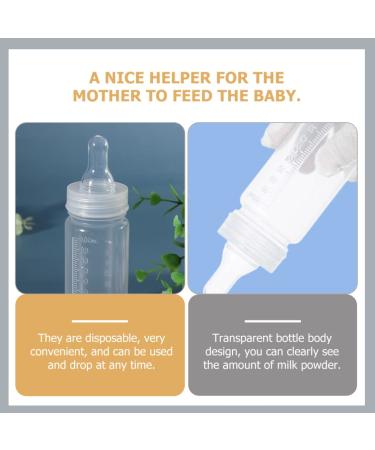 Kisangel 100ml Clear Breastfeeding Bottles 4pcs with Scale Breastmilk Storage & Nursing Bottle for Toddlers - Buy Online on GoSupps.com