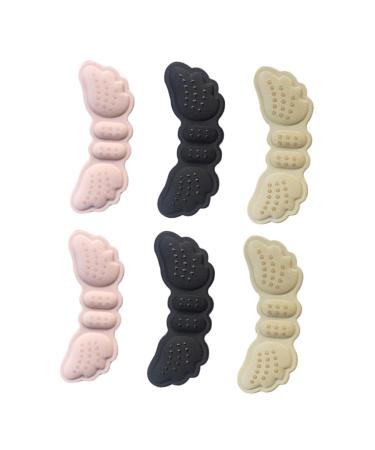 FRCOLOR 3 Pairs Heel Patch Heel Protectors Heel Insert Pads Shoes Inserts for Women Shoes Too Shoe Inserts High Humidors Heel Grips for Loose Shoes Heel Cushion Pads Shoe Heel Invisible 4d